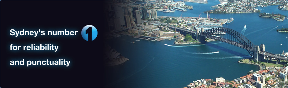 Sydney's number 1 for reliability and punctuality